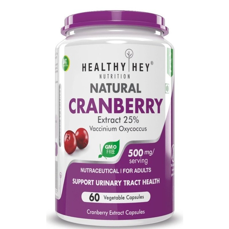 Cranberry Extract, Support Urinary Tract Health (UTI) , 60 Veg Capsules - HealthyHey Nutrition