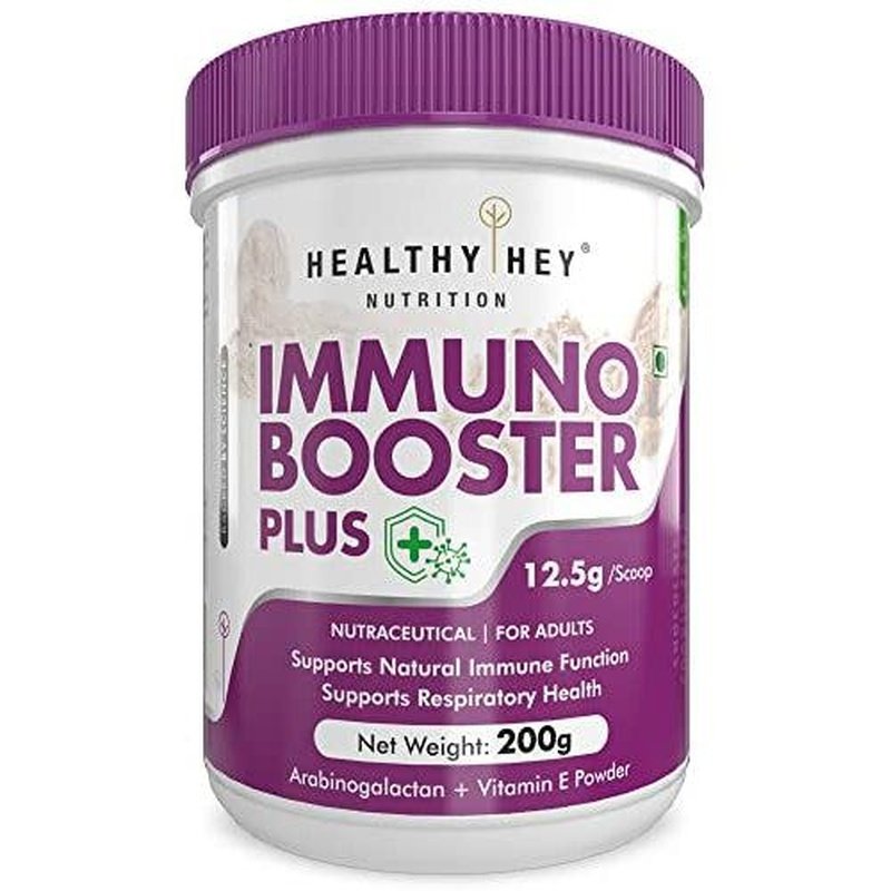 Immuno Booster Plus, Supports Natural Immune function - 12.5g per serving - 200g - Chocolate Cookie Cream Flavoured - HealthyHey Nutrition