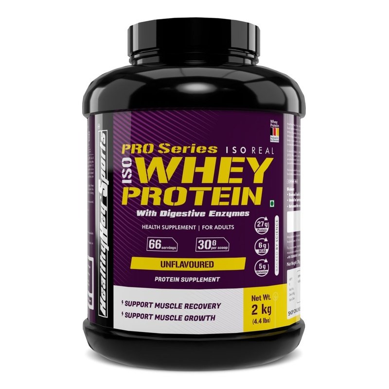 ISO Whey Protein - ISOReal - Sourced from Germany - 90% Protein - HealthyHey Nutrition