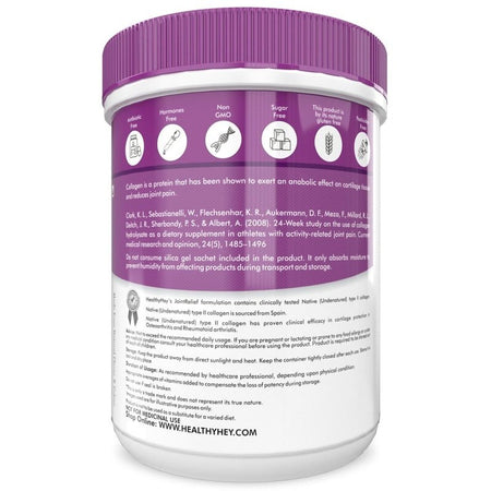 JointRelief Collagen Peptide Type 1, 2 & 3 - Support Joint and Cartilage Health - 200g Powder (Cranberry) - HealthyHey Nutrition