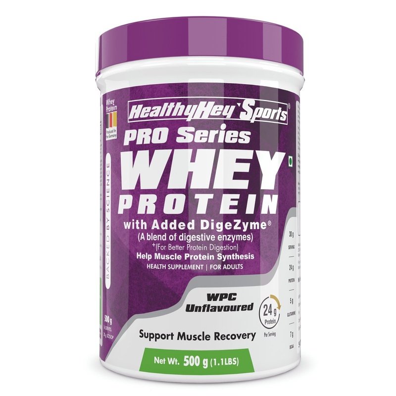 Whey Protein Concentrate - 80% Protein with Digestive Enzymes - HealthyHey Nutrition