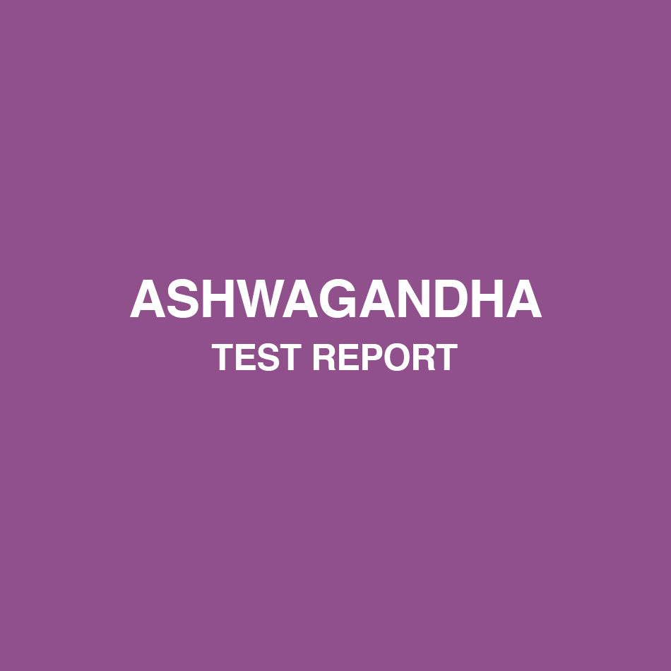 Ashwagandha test report - HealthyHey
