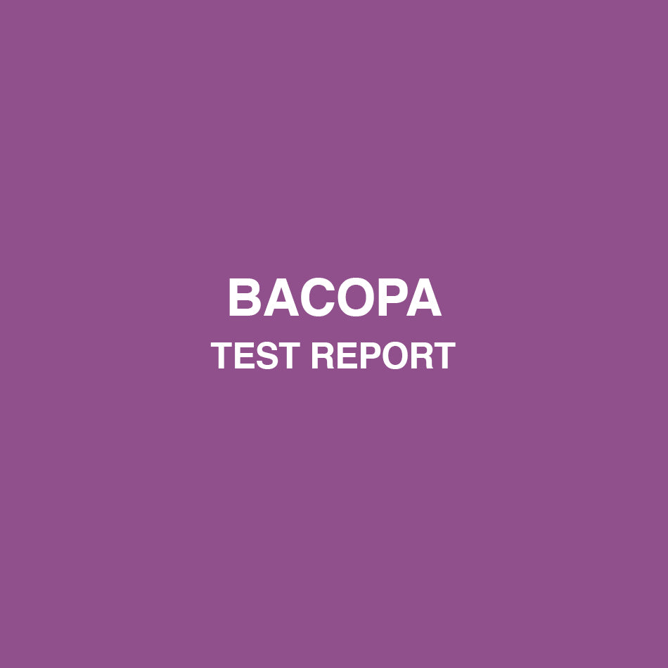 Bacopa(Brahmi) Extract test report - HealthyHey