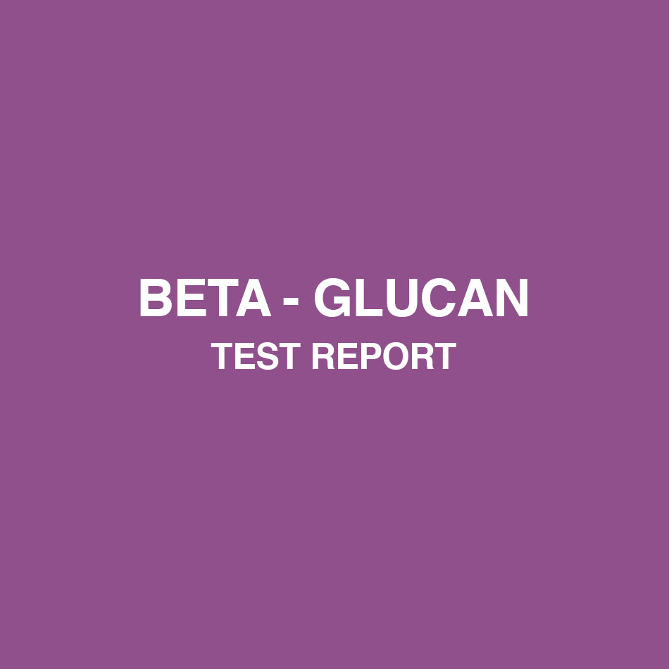 Beta-Glucan test report - HealthyHey