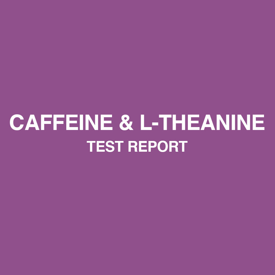 Caffeine & L-theanine test report  - HealthyHey