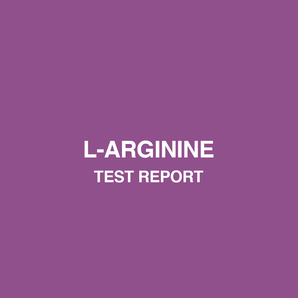 L-Arginine test report- HealthyHey