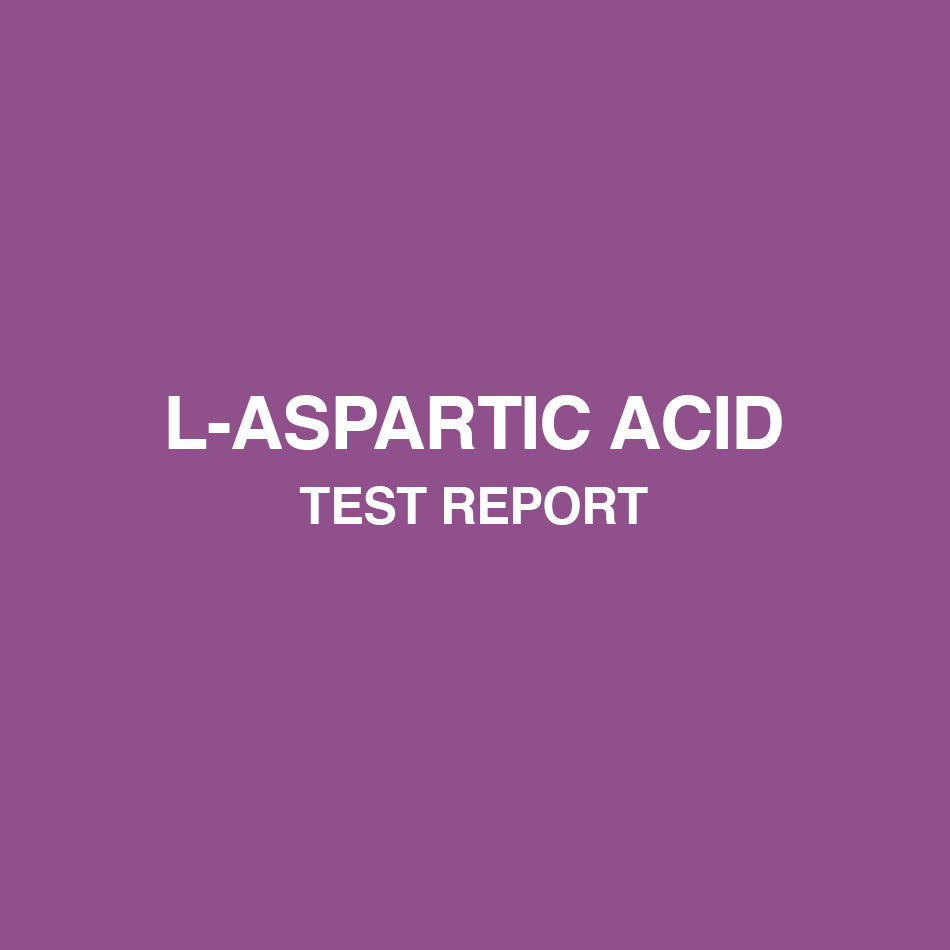 L-Aspartic acid test report - HealthyHey