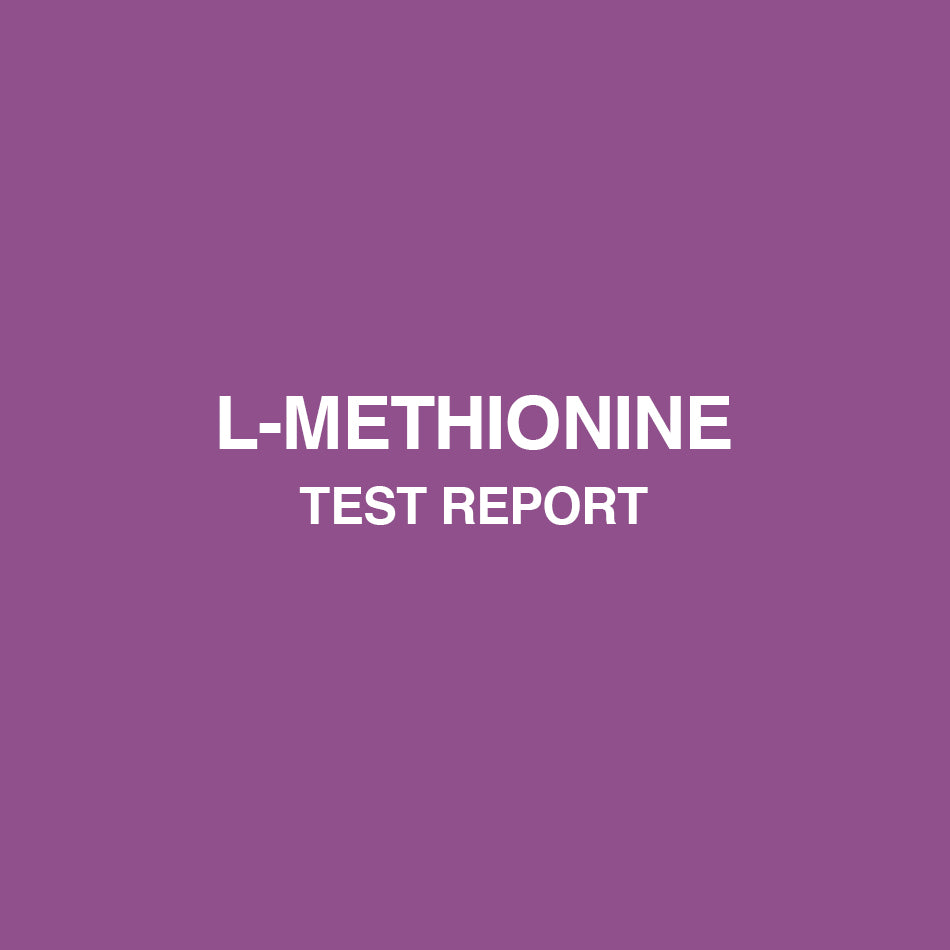 L-Methionine test report - HealthyHey