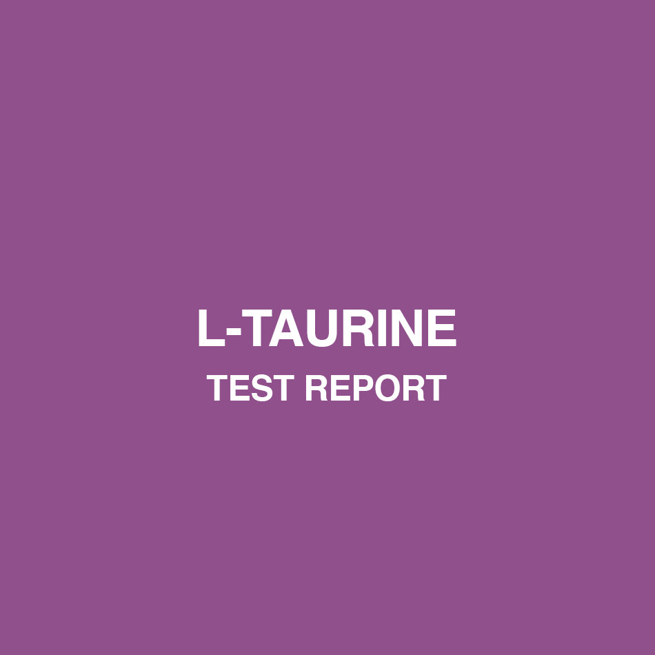 L-Taurine test report - HealthyHey