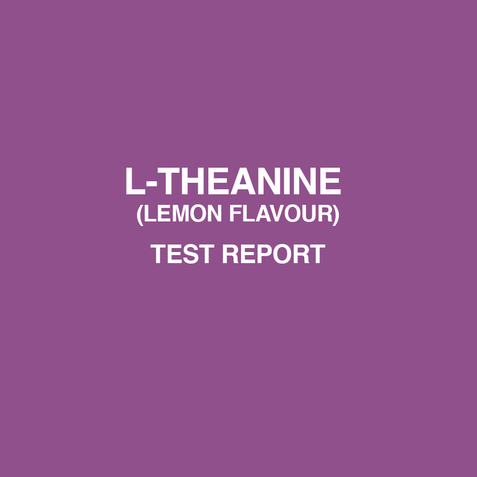 L-Theanine Lemon test report - HealthyHey