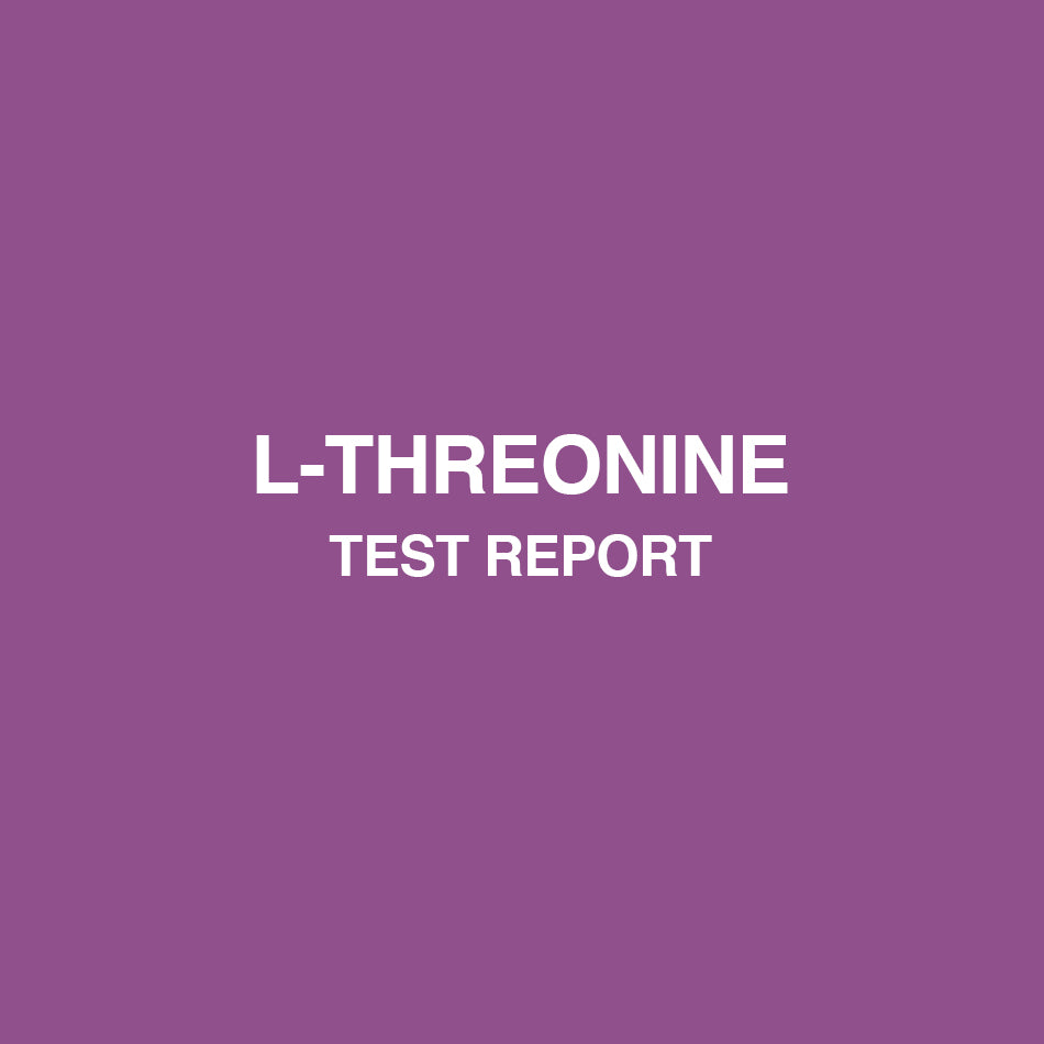 L-Threonine test report - HealthyHey