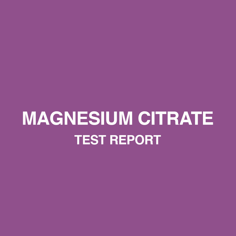 Magnesium Citrate test report - HealthyHey