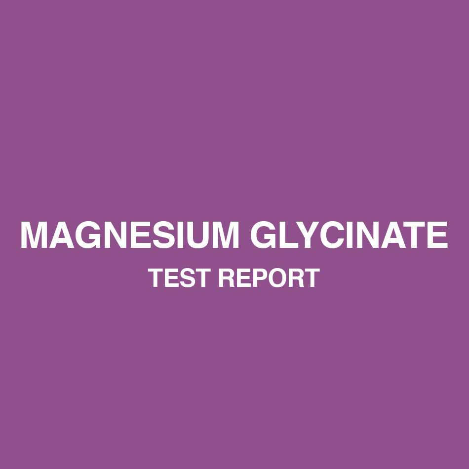 Magnesium Glycinate test report - HealthyHey