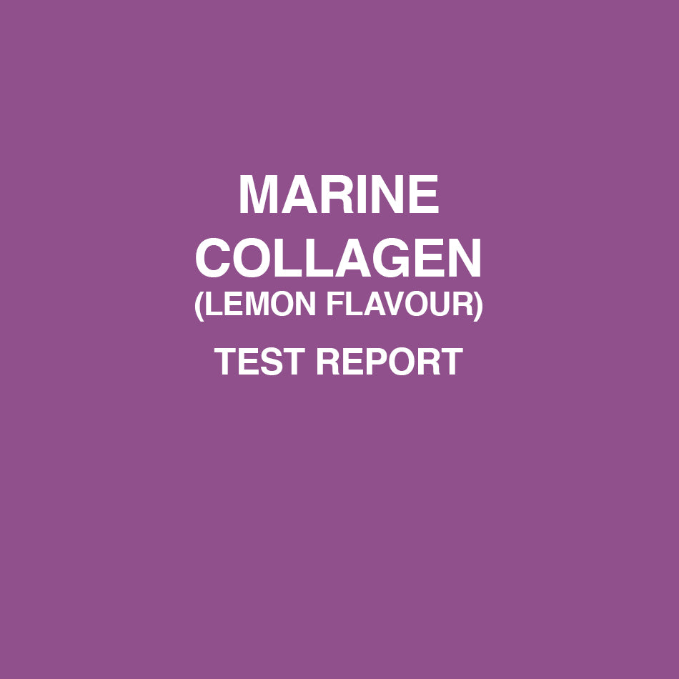 Marine collagen Lemon flavour test report- HealthyHey