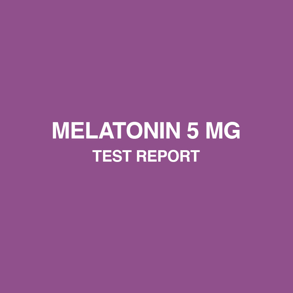 Melatonin 5mg test report - HealthyHey