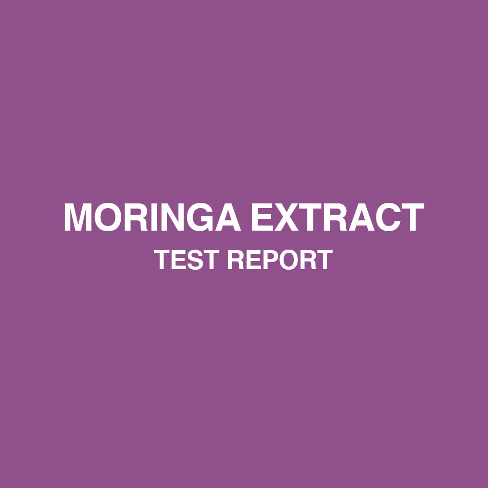 Moringa extract test report - HealthyHey