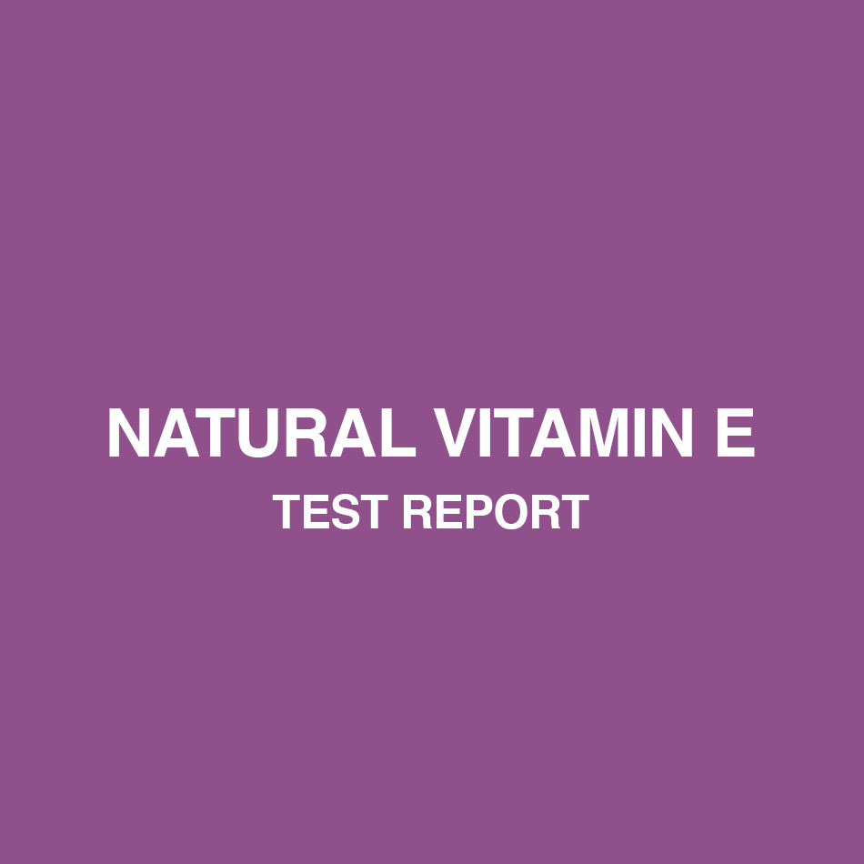 Natural Vitamin E test report - HealthyHey