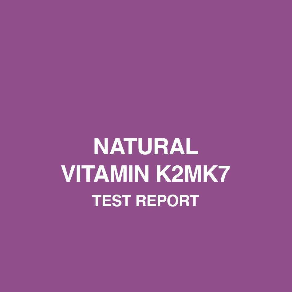 Vitamin K2-MK7 test report - HealthyHey