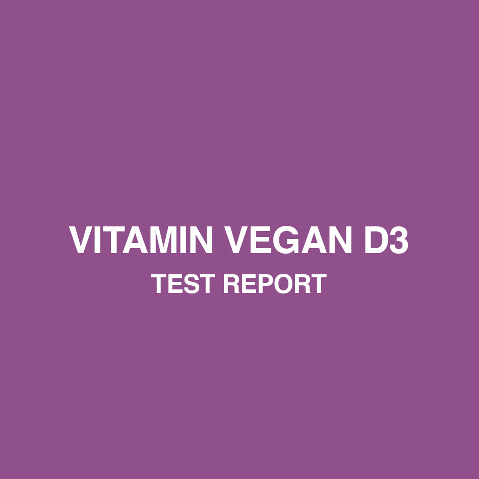 Natural Vitamin Vegan D3 test report - HealthyHey