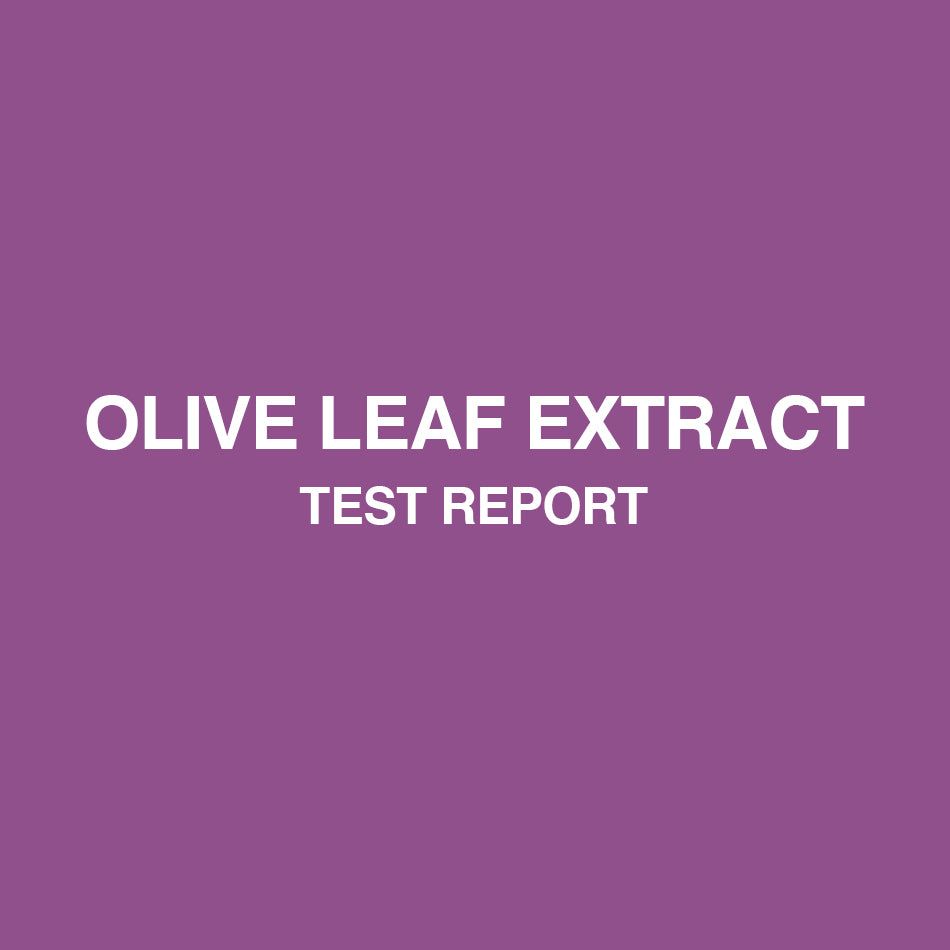 Olive Leaf Extract test report - HealthyHey