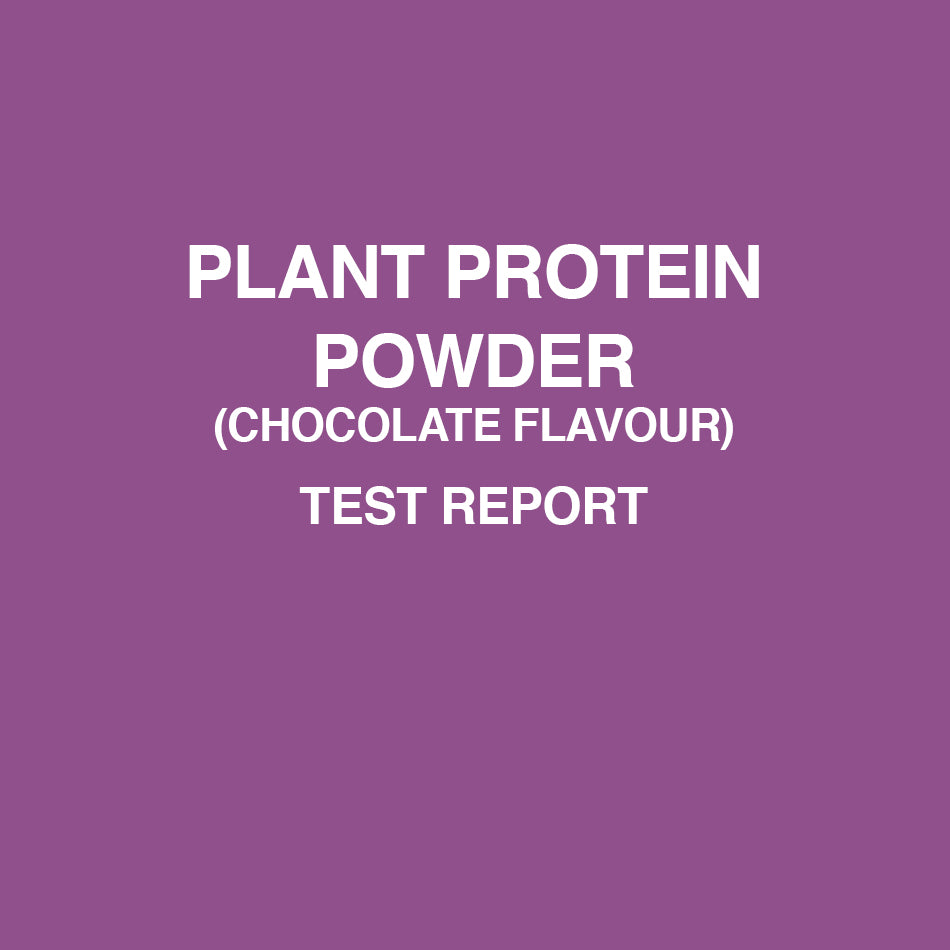 Plant Protein Powder chocolate flavour test report - HealthyHey