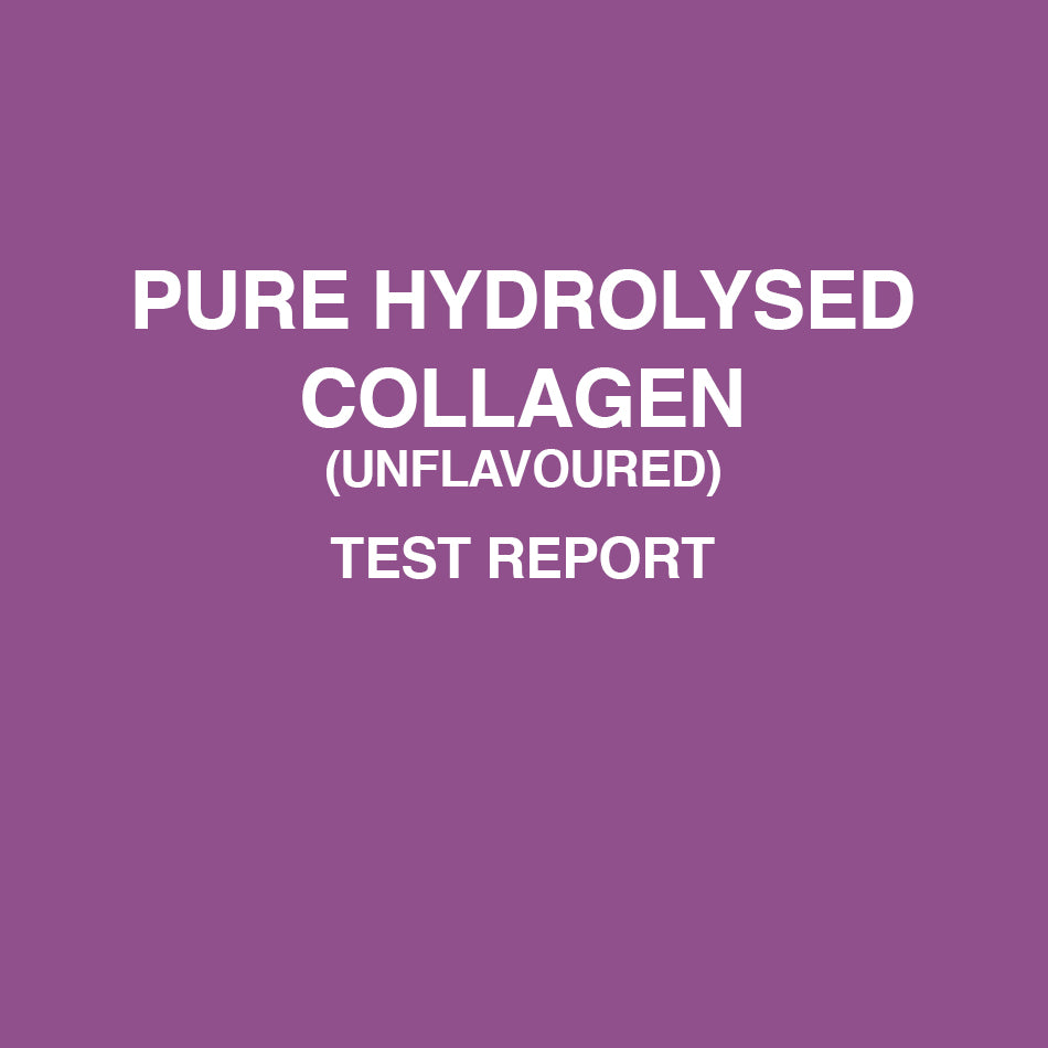 Pure Hydrolysed Collagen unflavoured test report - HealthyHey