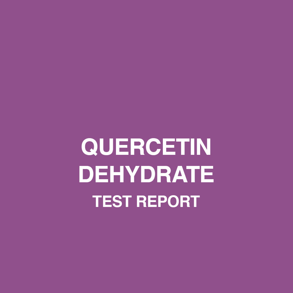 Quercetin Dehydrate test report - HealthyHey