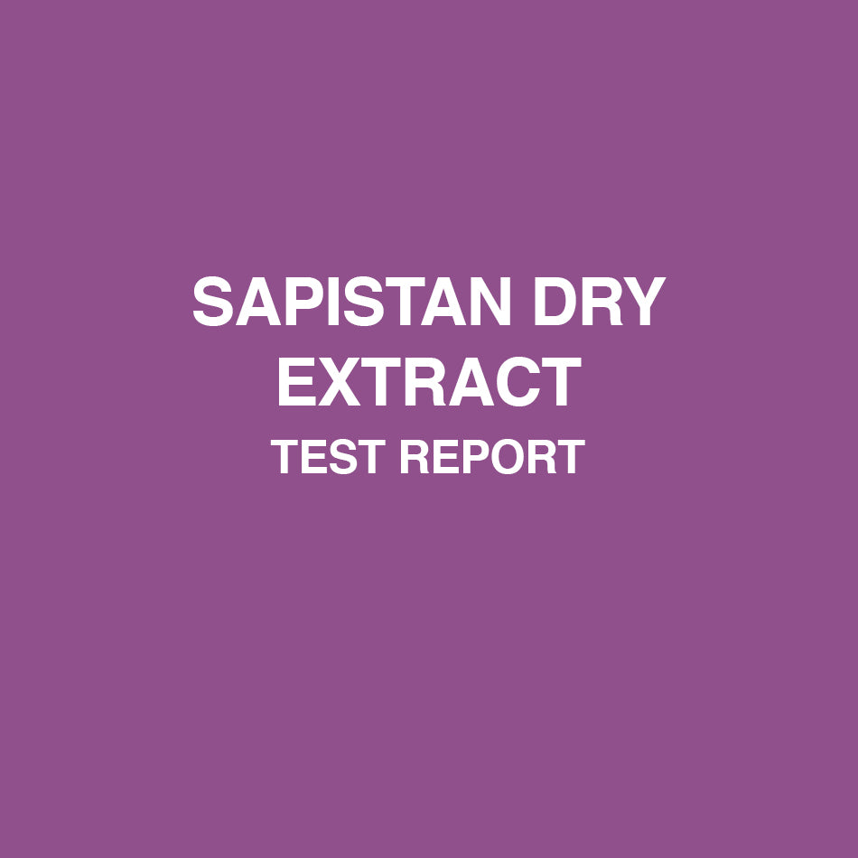 Sapistan Extract test report - HealthyHey