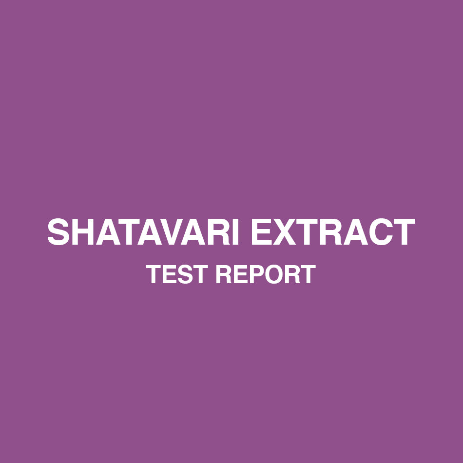 Shatavari test report - HealthyHey