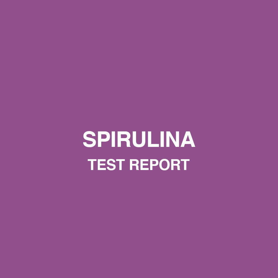 Spirulina Capsule test report - HealthyHey