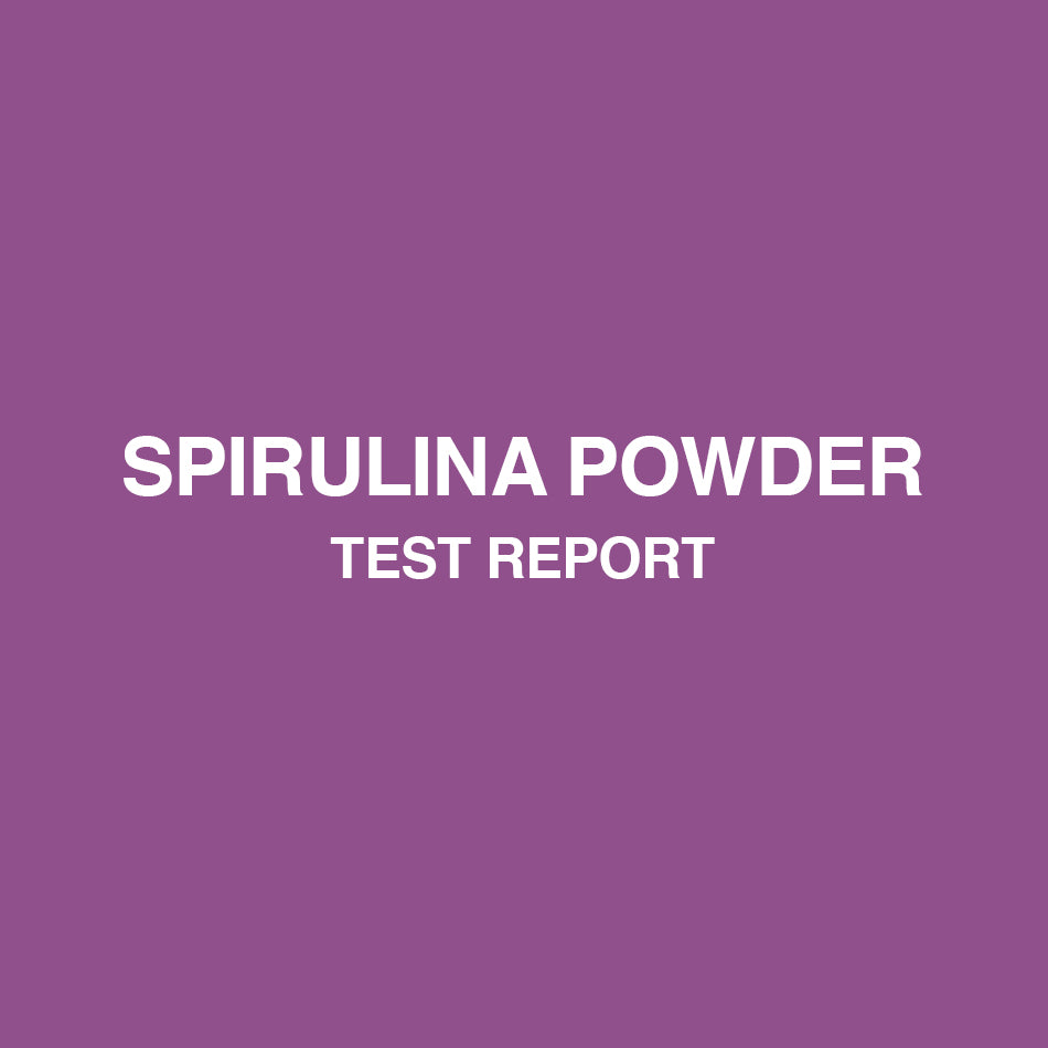 Spirulina Powder test report - HealthyHey