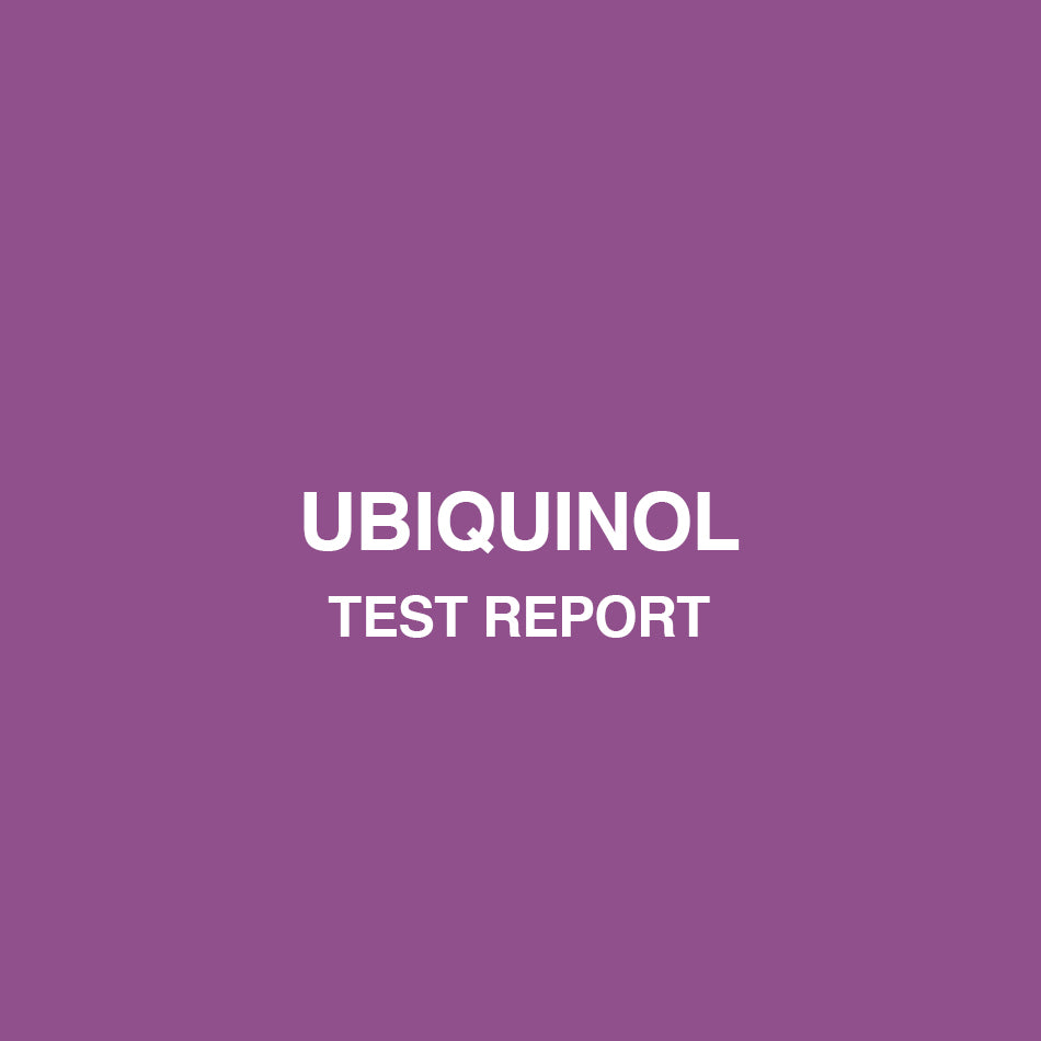 Ubiquinol test report - HealthyHey