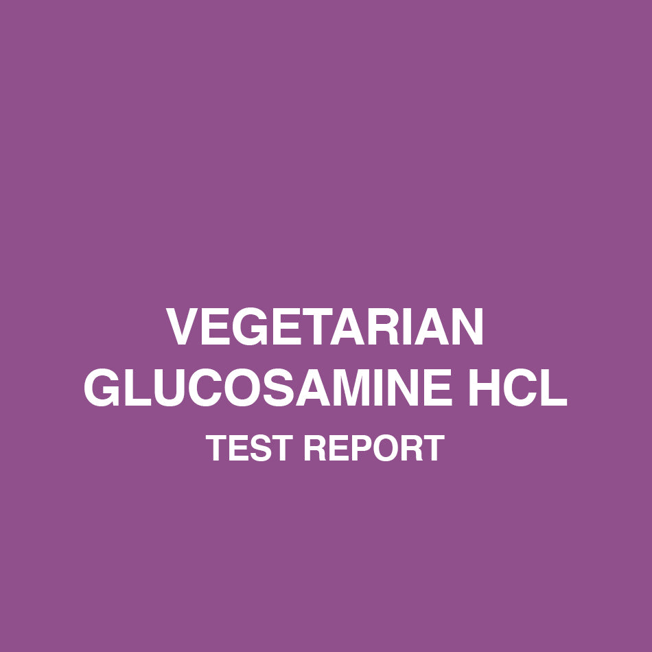 Vegetarian Glucosamine HCL test report - HealthyHey