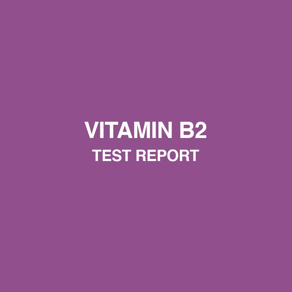 Vitamin B2 test report - HealthyHey