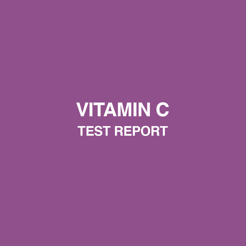 Natural derived vitamin c test report - HealthyHey