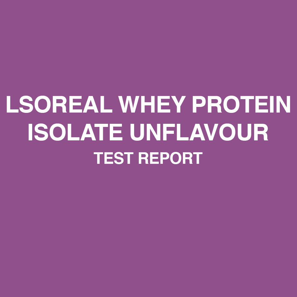 Iso whey protein unflavoured test report - HealthyHey
