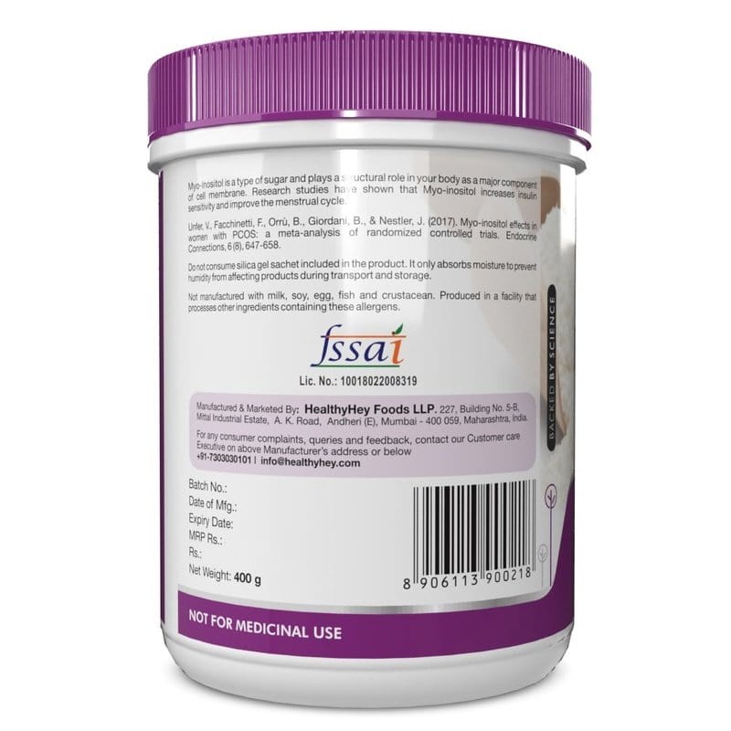 Buy 100% Pure Myo Inositol Powder, Support Healthy ovarian function ...