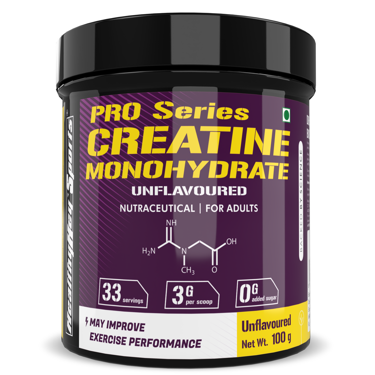 Creatine Monohydrate, May Improve exercise performance - Premium Quality - For Muscle Growth - HealthyHey Nutrition