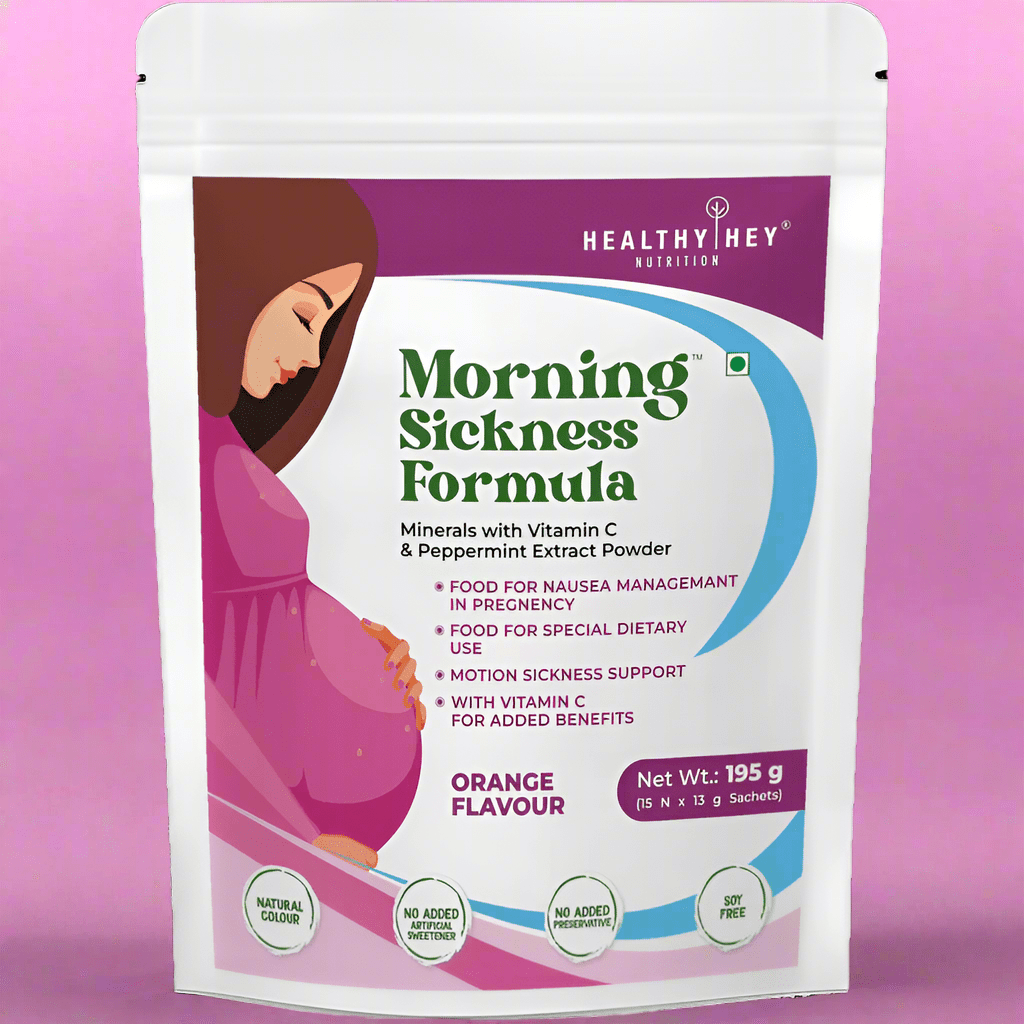 Buy Morning Sickness Formula Ginger, Pepper Mint Extract for Pregnancy, Nausea, Digestion