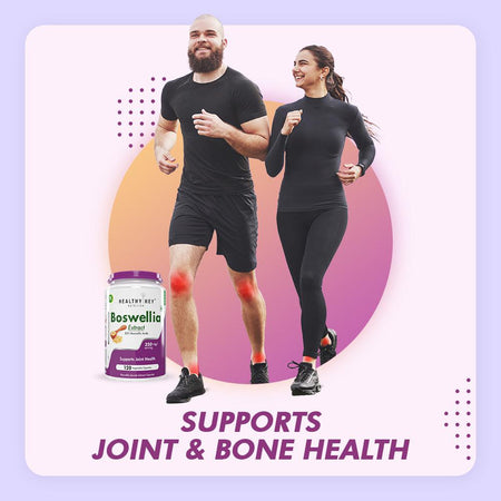 Boswellia Serrata Extract, Support Joint Health -120 Veg Capsules - HealthyHey Nutrition