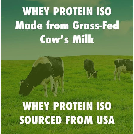 Grass-Fed Whey Protein Isolate - 1kg Unflavoured - HealthyHey Nutrition