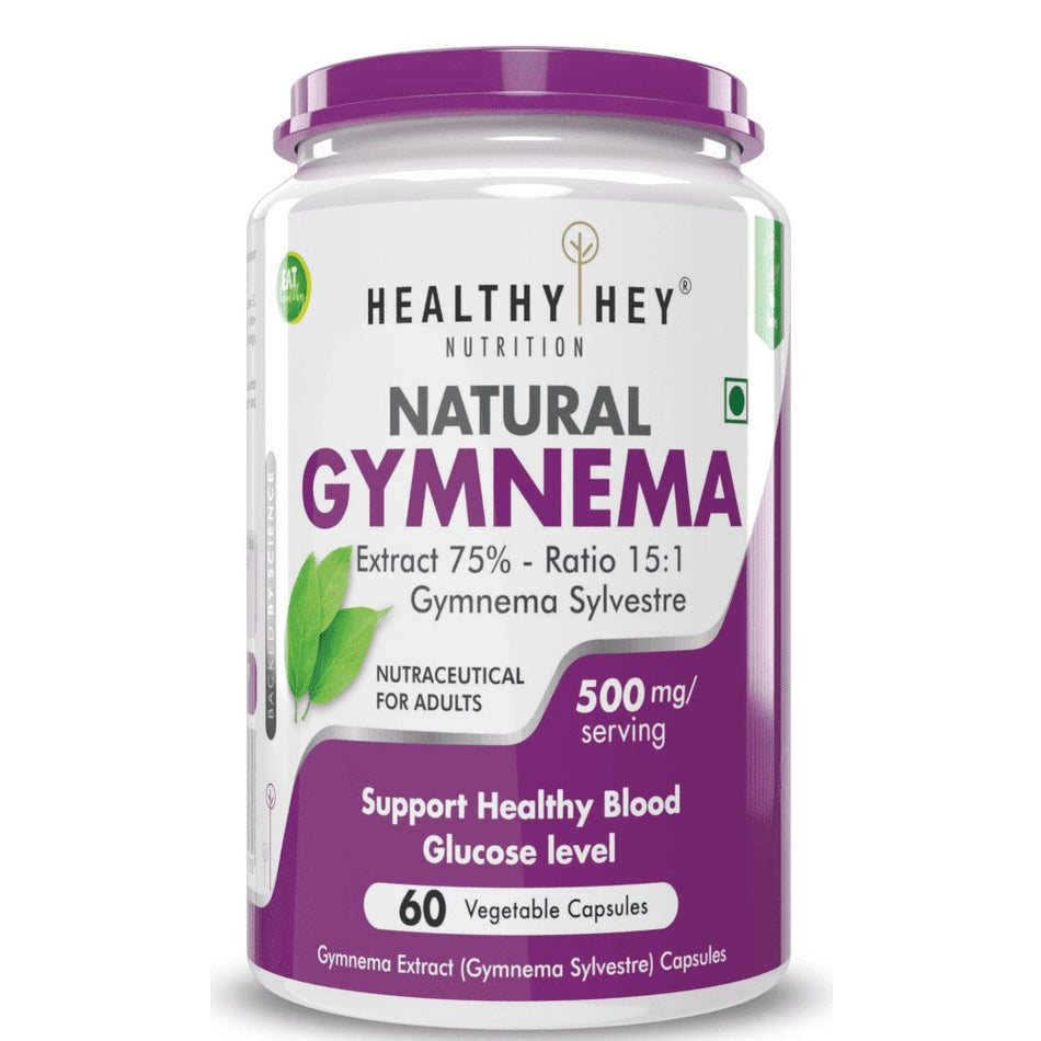 Gymnema Sylvestre for Blood Sugar, Support and Metabolism,60 Veg Capsules, 2 Month Supply - HealthyHey Nutrition