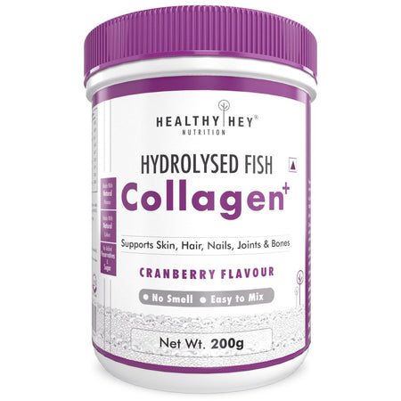 Marine Collagen Peptide Powder 200g - Boost Skin, Hair & Joint Health - HealthyHey Nutrition