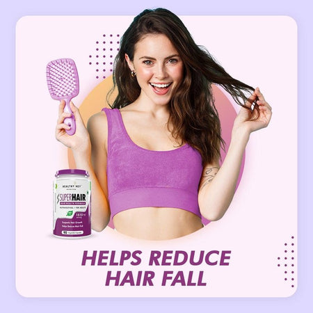 SuperHair, Supports Hair Growth Health Formula 90 Veg Capsules - HealthyHey Nutrition